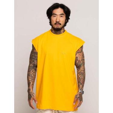 Imagem de Regata Oversized Thpe Premium  - Thpe Store, Amarelo, G