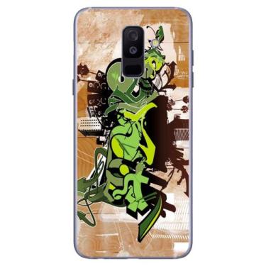 Imagem de Capa Adesivo Skin072 Verso Para Samsung Galaxy A6 Plus - KawaSkin