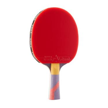 Imagem de JOOLA Omega Strata - Raquete de tênis de mesa com alça rodada - Raquete de ping pong de nível de torneio com borracha de tênis de mesa Vizon - projetada para spin