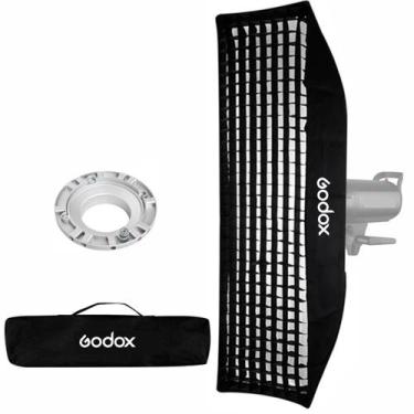 Imagem de Softbox Strip Godox 35 X 160 Cm Bowens Com Grid