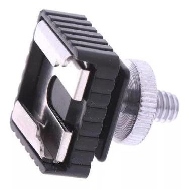 Imagem de Adaptador Sapata Flash + Adaptador Duplo Rosca 1/4 Ajustável YA 5003 -