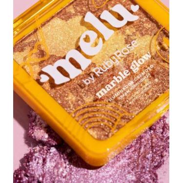 Imagem de Iluminador Marble Glow Melu By Ruby Rose, Beach sunset (lilas)