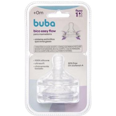Imagem de Bico p/ Mamadeira Easy Flow Anticólica Fluxo 1 2 3 ou 4 Buba