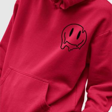 Imagem de Blusa Moletom Genuine Grit Masculina Estampada Algodão 30.1 Smile, Vin