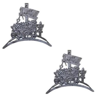 Imagem de Kit 2 Suporte Enrolador De Mangueira My Garden Jardim 50m - Funditex, 