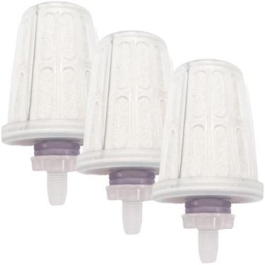 Imagem de Kit 3 Vela Com Carvão Ativado Universal Plástica Filtro de Barro E Plá
