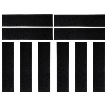 Imagem de XIWUMOER Rede de carga de malha para carro organizador de adesivos de parede com fita adesiva para armazenamento de porta-malas, suporte de malha para armário de cozinha, casa (adesivos de fita extra)