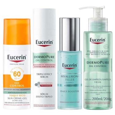 Imagem de Eucerin Kit - Gel de Limpeza + Sérum + Protetor Solar Facial + Gel Hid