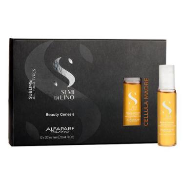 Imagem de Alfaparf milano professional semi di lino beauty genesis caixa de ampo