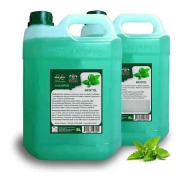 Imagem de Shampoo + Condicionador Mentol Galão 5l Barbers Space - Due LISS