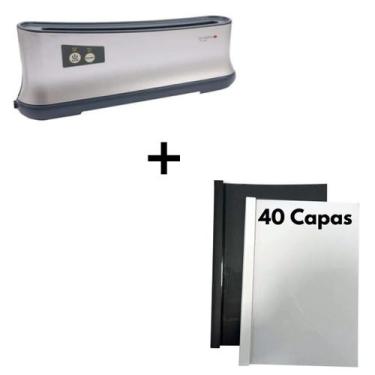 Imagem de Encadernadora Térmica Até 200 Folhas A4 + 40 Capas Térmicas - OkayShop