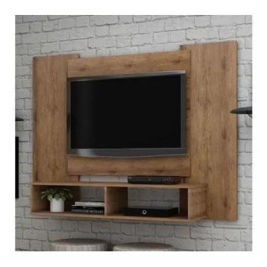 Imagem de Painel para tv silver 1,20 de largura - madeirado - gelius móveis - Vi