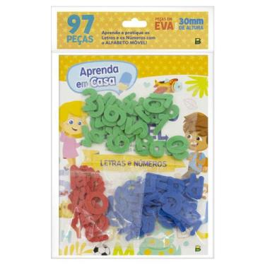 Imagem de Livro - Aprenda em Casa Livro-Kit Alfabeto Móvel: Letras/Números