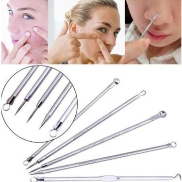 Imagem de Kit  4 Peças Removedor de Cravos E Espinhas Extrator Profissional Limp