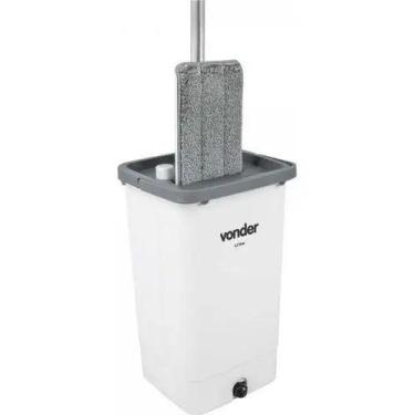Imagem de Rodo Flat Mop Lava E Seca Com Balde de 4,2 Litros  - Vonder 