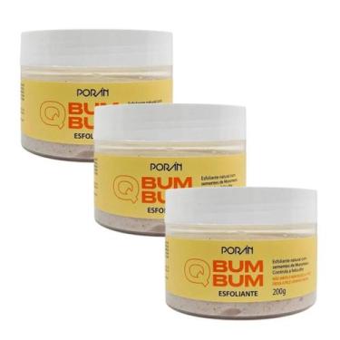 Imagem de Kit c/3 - Esfoliante Pote Bumbum 200g Porán - PORAN