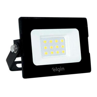 Imagem de Refletor LED ELGIN 10W 6500K Preto