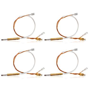 Imagem de Eyoloty 4 pacotes de termoacoplador de aquecedor de pátio externo, termoacoplador de 59,7 cm mais longo, aquecedor externo a gás propano, aquecedor de jardim, aquecedor de ambiente, interruptor