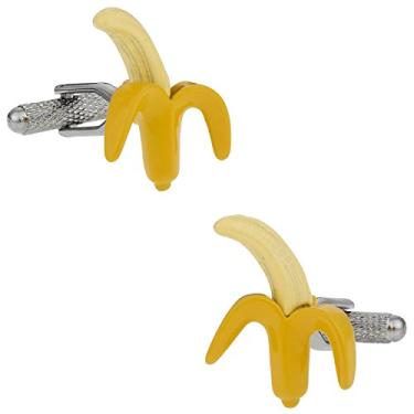 Imagem de Abotoaduras de banana com caixa de apresentação Cuff-Daddy