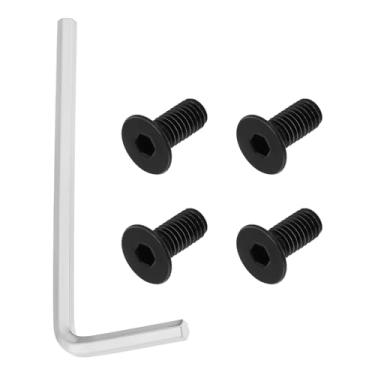 Imagem de eMagTech 4 peças de parafusos de cabeça de testa compatíveis com Ninebot ES1 ES2 ES4 kit de parafusos de cabeça de soquete de aço inoxidável reparo de scooter elétrico com chave inglesa