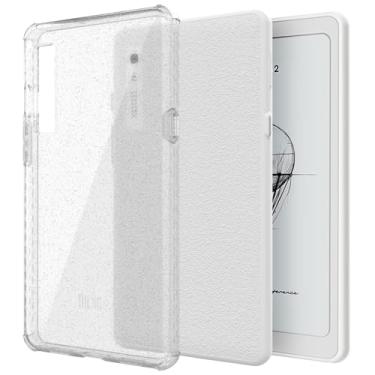 Imagem de TUDIA SKN Capa traseira transparente projetada para Onyx Boox Palma 2, [cantos reforçados] à prova de choque, fino, antiamarelamento, gel de silicone, transparente, leve, aderência, TPU (glitter