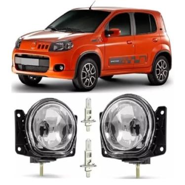 Imagem de Par Farol De Milha Uno 2011 2012 2013 2014 2015 2016 2017 2018 2019 2020 2021 + Lâmpada