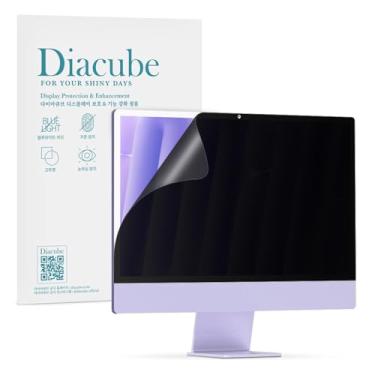 Imagem de Diacube Protetor de tela de privacidade para iMac 24 polegadas M4 (2024) / M3 (2023) / M1 (2021) | Protetor antirreflexo e antiespião | Antiimpressões digitais | Anti-arranhões | Tipo de adesivo