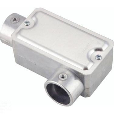 Imagem de Condulete Fixo 3/4" Tipo "ll" - Com Tampa / Sem Rosca / Sem Pintura Tr