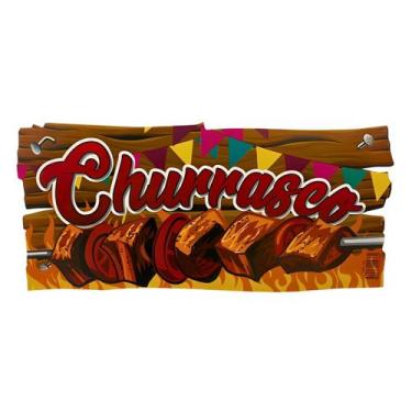 Imagem de Placa Festa Junina para Barraca - 48cm x 22cm - Reino das Festas, Chur