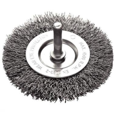 Imagem de Escova Circular Arame Ondulado Com Haste 2x1/4'' Tramontina Pro Tramon