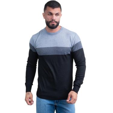 Imagem de BLUSA DE TRICOT MASCULINA TEXAS FARM - SINGLE - IN017 - CINZA-Masculino