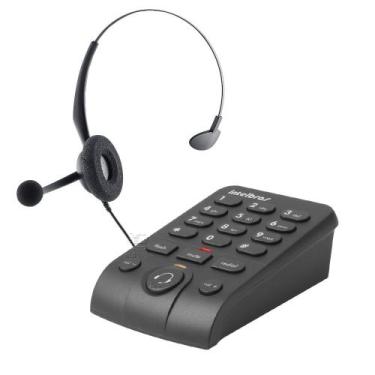 Imagem de Telefone Headset Intelbras Hsb50 para Telemarketing e Suporte, Preto