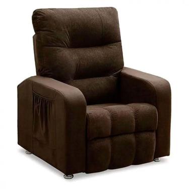 Imagem de Poltrona Js Reclinável Comfort Korino Marrom