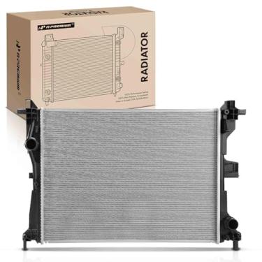 Imagem de A-Premium Conjunto de radiador de arrefecimento do motor compatível com Fiat 500X 2019-2021 e Jeep BU Series Renegade 2019-2022, 1.3L
