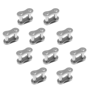Imagem de JOYYANGFANG #35 Corrente Master Link Roller Bike Chain Link Conector Master Links para 35 Correntes Auto Peças para Dirt Bike Quad Buggy Bike Mini Bicicleta Karting Pit ATV Scooter 10 peças
