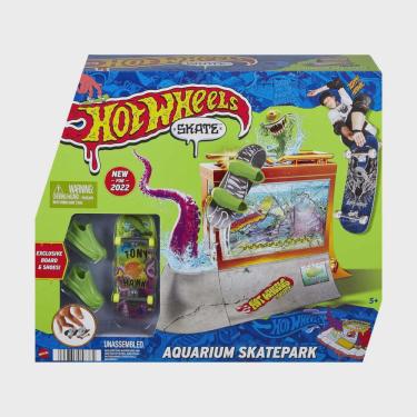 Imagem de Pista Hot Wheels Skate de Dedo Aquarium Skatepark - Tony Hawk - Mattel