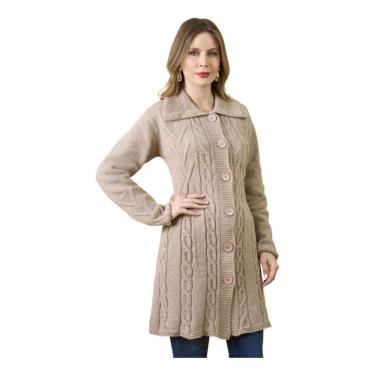 Imagem de Sobretudo Plus Size Tricot Premium Mousse Super Grosso Lindo-Feminino