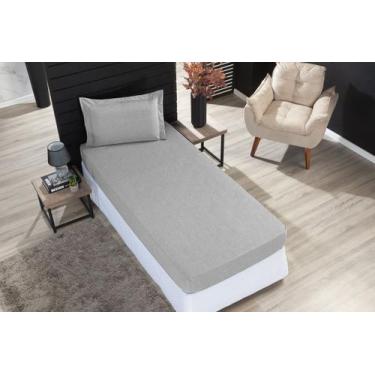 Imagem de Jogo De Lençol Roupa De Cama Solteiro 2 Peças Com Aba - Riffo Store, C