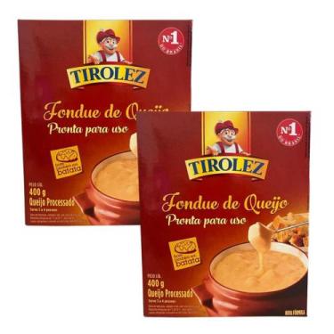 Imagem de Kit 02 Unidades 400g De Fondue De Queijo Tirolez