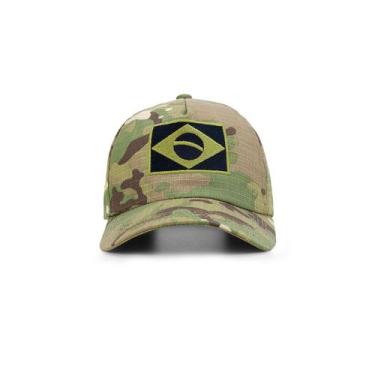 Imagem de Boné Militar Tatico Camuflado Patriota com Bordado Brasil - Safo, Mult