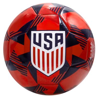 Imagem de Icon Sports Bola de futebol de tamanho regulamentada oficial licenciada pelos EUA | Prisma vermelho