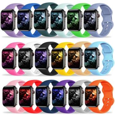 Imagem de Pulseiras de Relógio Kounlsyam (18 Unidades) - Silicone 42mm, 41mm, 40