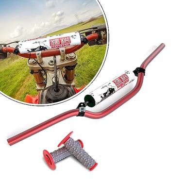 Imagem de Motoroff Guidão De Motocicleta 7/8" Com Manopla Espuma Para Pit Bike, Mini Quadriciclo, Honda Grom, Klx110, Ninja 650R Crf70 Ssr127 Surron Ridstar Q20 Bmx