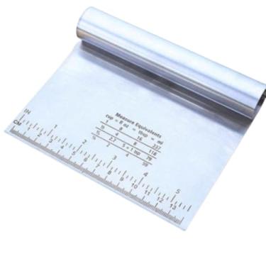 Imagem de Cortador de Massa em Aço Inoxidável, Raspador para Uso Doméstico, Cortador de Farinha de Bolo e Macarrão de Arroz, Ferramentas de Confeitaria, Raspador