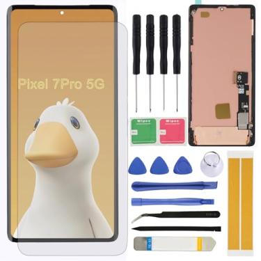 Imagem de Substituição de tela OLED para Google Pixel 7 Pro GP4BC GE2AE Tela sensível ao toque LCD 16.7 cm Digitalizador com ferramentas de reparo (não para Pixel7)