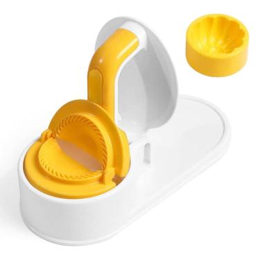 Imagem de Maquina de Pastel Massa Bolinho  Gyoza Ravioli Molde Cozinha Casa Restaurante Lanchonete Preparo Refeiçao Lanche