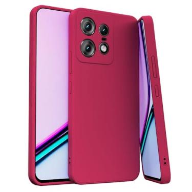 Imagem de Capa Capinha Case Compatível com Motorola Edge 60 Fusion e Edge 60 Aveludada Premium (MARSALA)