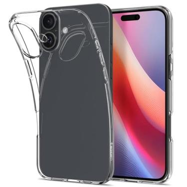 Imagem de Capa de silicone transparente ultrafina para iPhone 16E 16 15 14 13 Pro Max, para iPhone 5 5S