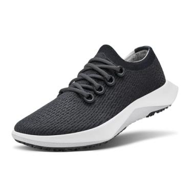 Imagem de Allbirds Tênis feminino Tree Dasher 2 Everyday Active, lavável à máquina, feito com materiais naturais, Preto natural (sola de nevasca), 5