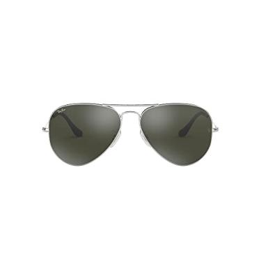 Imagem de Óculos de sol Ray-Ban RB3025 Classic Aviator, espelho prata/cinza, 58 mm